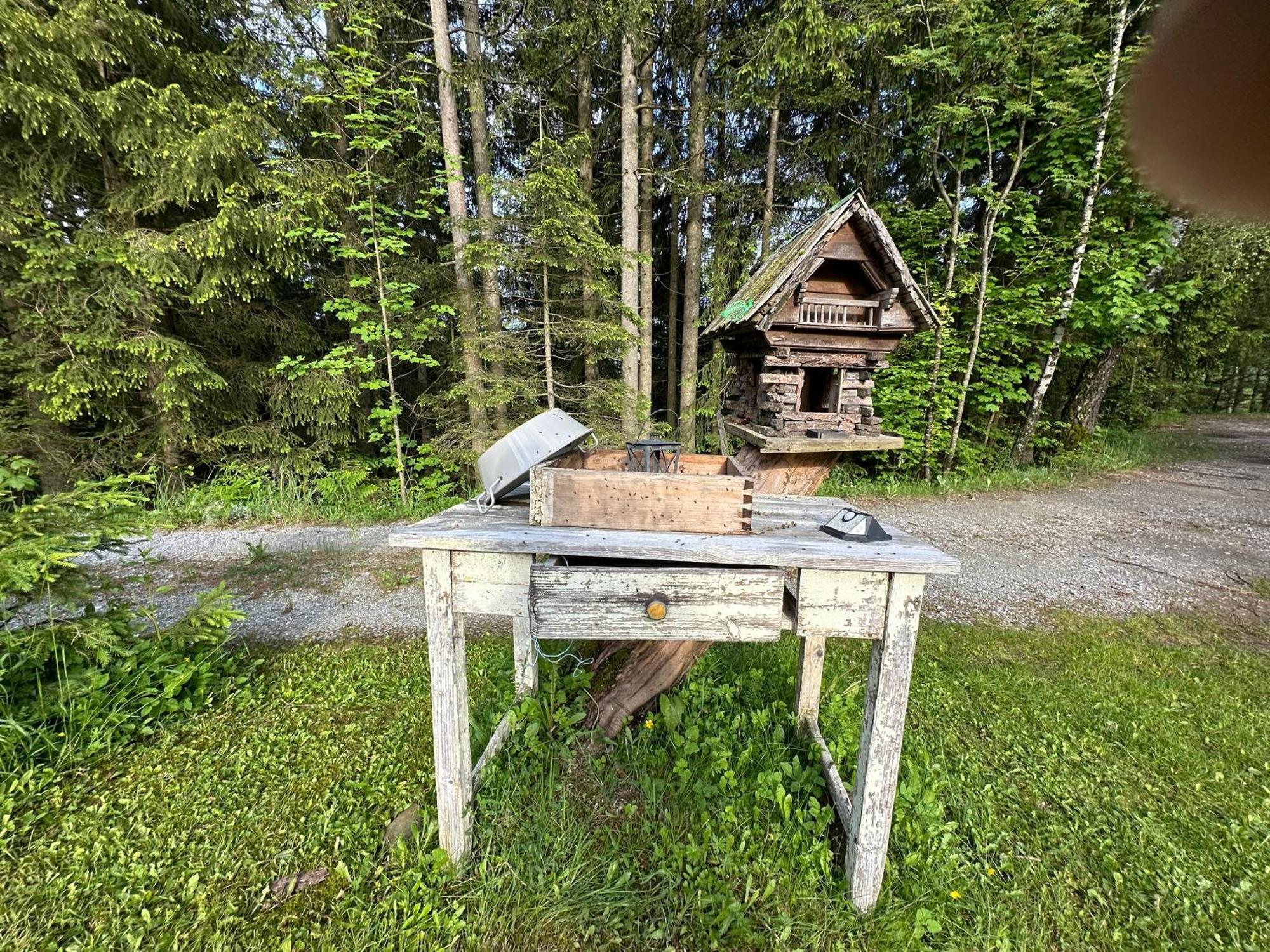 Ferienhaus Im Wald Edelschrott Buitenkant foto