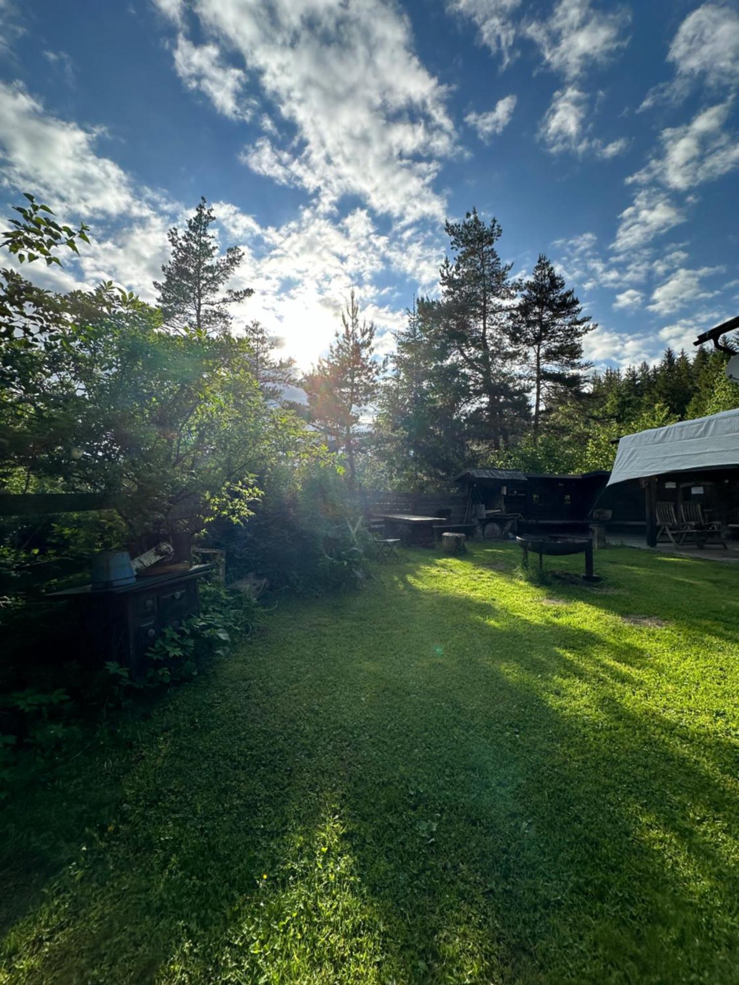 Ferienhaus Im Wald Edelschrott Buitenkant foto